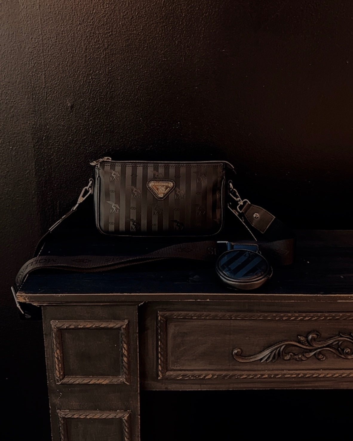 Maison Mollerus Crossbody-Tasche schwarz