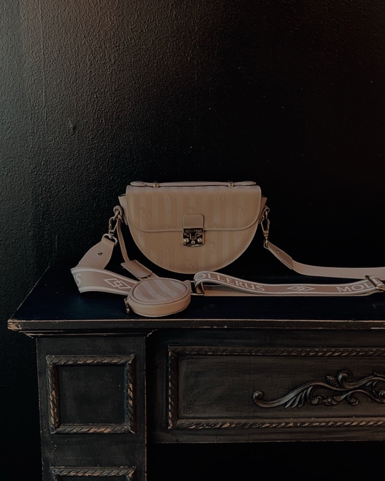 Maison Mollerus Tasche Cevio taupe