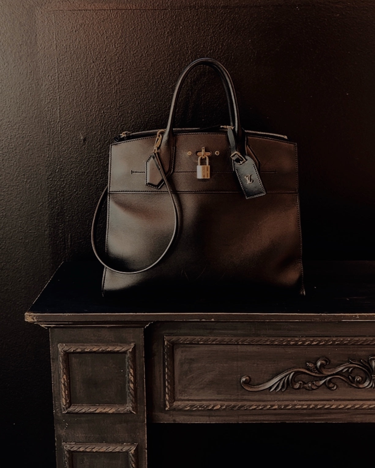 Louis Vuitton City Steamer MM Schwarz